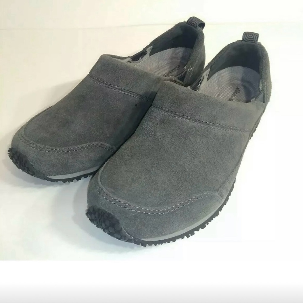 Eddie Bauer Sz 10 Women’s Gray Suede Slip-On Shoes